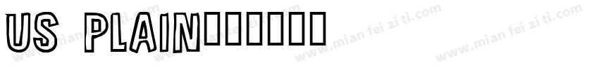 US Plain字体转换
